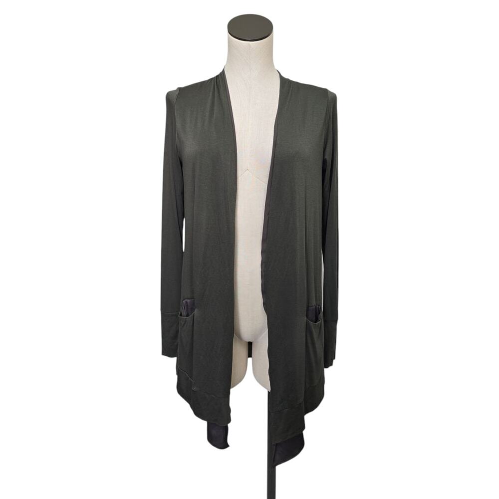 NWT Anthropologie Saturday Sunday Green‎ Moss Waterfall Cardigan Petite Small